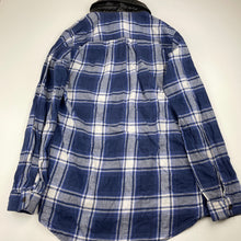 Load image into Gallery viewer, Girls Miss Understood, cotton long sleeve shirt, faux leather collar, FUC, size 12,