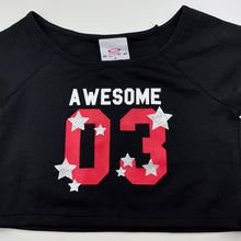 Load image into Gallery viewer, Girls Elite Action Sports, cropped mesh sports / activewear top, EUC, size 6,