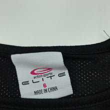 Load image into Gallery viewer, Girls Elite Action Sports, cropped mesh sports / activewear top, EUC, size 6,