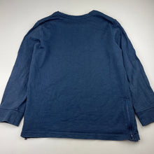 Load image into Gallery viewer, Boys Anko, blue cotton long sleeve top, discolouration left sleeve, FUC, size 10,