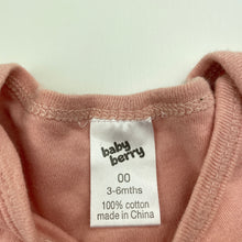 Load image into Gallery viewer, Girls Baby Berry, soft cotton bodysuit / romper, FUC, size 00,