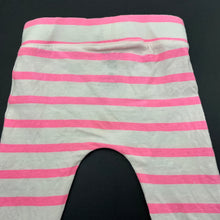 Load image into Gallery viewer, Girls Cotton On, striped stretchy leggings / bottoms, FUC, size 00,