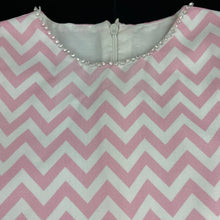 Load image into Gallery viewer, Girls Pink Heart, lined lightweight party dress, no size, armpit to armpit: 32cm, EUC, size 6-7, L: 61cm