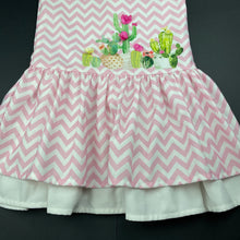 Load image into Gallery viewer, Girls Pink Heart, lined lightweight party dress, no size, armpit to armpit: 32cm, EUC, size 6-7, L: 61cm