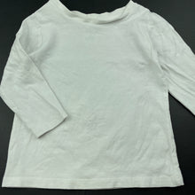 Load image into Gallery viewer, unisex Target, white stretchy long sleeve top, FUC, size 0,