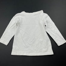 Load image into Gallery viewer, unisex Target, white stretchy long sleeve top, FUC, size 0,