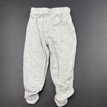 Load image into Gallery viewer, unisex Baby Berry, grey footed leggings / bottoms, elasticated, EUC, size 0000,