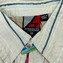 Load image into Gallery viewer, Boys Brooklyn Industries, lightweight cotton short sleeve shirt, GUC, size 10,