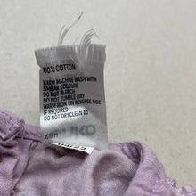 Load image into Gallery viewer, Girls Anko, embroidered cotton summer dress, middle button missing, FUC, size 00, L: 35cm