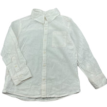 Load image into Gallery viewer, Boys Anko, linen / cotton short sleeve shirt, small mark shoulder, FUC, size 4,