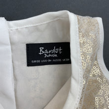 Load image into Gallery viewer, Girls Bardot Junior, lined tulle & sequin party dress, EUC, size 00, L: 38cm