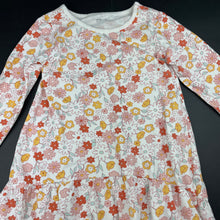 Load image into Gallery viewer, Girls Anko, floral cotton casual long sleeve dress, EUC, size 6, L: 51cm at front