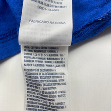 Load image into Gallery viewer, Boys Abercrombie, blue cotton muscle t-shirt / top, armpit to armpit: 41cm, GUC, size 12,