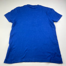 Load image into Gallery viewer, Boys Abercrombie, blue cotton muscle t-shirt / top, armpit to armpit: 41cm, GUC, size 12,
