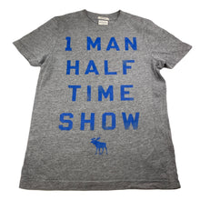 Load image into Gallery viewer, Boys Abercrombie, grey marle muscle t-shirt / top, armpit to armpit: 39cm, GUC, size 12,
