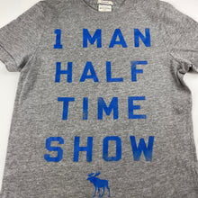 Load image into Gallery viewer, Boys Abercrombie, grey marle muscle t-shirt / top, armpit to armpit: 39cm, GUC, size 12,