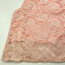 Load image into Gallery viewer, Girls Pop Up, lined floral lace top, no size, L: 36cm, armpit to armpit: 34cm, GUC, size 7-8,