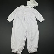 Load image into Gallery viewer, Boys Marjory Daw, off-white vintage baptism / christening outfit, FUC, size 12 months,