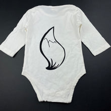 Load image into Gallery viewer, unisex ins baby, bodysuit / romper, fox, FUC, size 0,