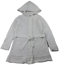 Load image into Gallery viewer, Girls Target, knitted cotton / metallic long cardigan, L: 49cm, FUC, size 7,