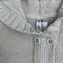 Load image into Gallery viewer, Girls Target, knitted cotton / metallic long cardigan, L: 49cm, FUC, size 7,