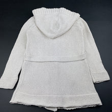 Load image into Gallery viewer, Girls Target, knitted cotton / metallic long cardigan, L: 49cm, FUC, size 7,