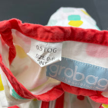 Load image into Gallery viewer, Girls The Gro Company, 0.5 Tog cotton grobag / travel sleeping bag, L: 68cm, EUC, size 000-00,