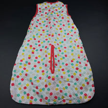 Load image into Gallery viewer, Girls The Gro Company, 0.5 Tog cotton grobag / travel sleeping bag, L: 68cm, EUC, size 000-00,