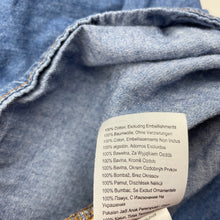 Load image into Gallery viewer, Girls Cotton On, blue chambray cotton casual dress, GUC, size 8, L: 64cm