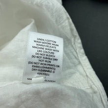 Load image into Gallery viewer, Boys Target, white linen / cotton short sleeve shirt, FUC, size 10,