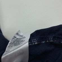 Load image into Gallery viewer, Girls Anko, navy floral cotton casual dress, GUC, size 7, L: 56cm at front