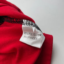 Load image into Gallery viewer, Girls lightweight, red & black dress, no size, armpit to armpit: 29.5cm, EUC, size 6-7, L: 71cm