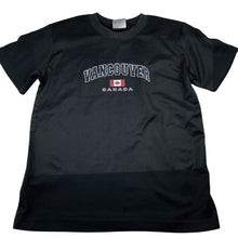 Load image into Gallery viewer, Boys BEES BEAM, black sports / activewear top, Canada, Yth L, armpit to armpit: 40cm, FUC, size 10-12,