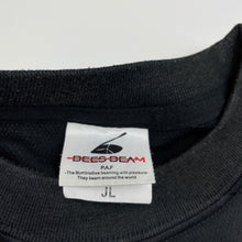 Load image into Gallery viewer, Boys BEES BEAM, black sports / activewear top, Canada, Yth L, armpit to armpit: 40cm, FUC, size 10-12,