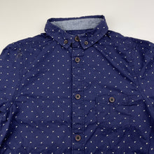Load image into Gallery viewer, Boys Target, navy cotton short sleeve shirt, mark right shoulder, FUC, size 7,