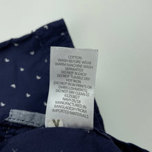 Load image into Gallery viewer, Boys Target, navy cotton short sleeve shirt, mark right shoulder, FUC, size 7,