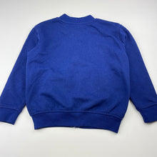 Load image into Gallery viewer, unisex School Zone, royal blue fleece lined zip up sweater, GUC, size 4,