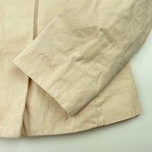 Load image into Gallery viewer, Girls Chloe, blush, lined cotton jacket, light mark back right shoulder, FUC, size 4,