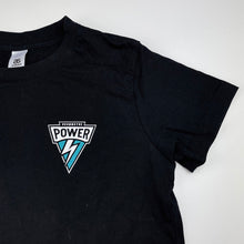 Load image into Gallery viewer, Boys AS Colour, black cotton t-shirt / top, Drummoyne Power, EUC, size 8,