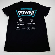 Load image into Gallery viewer, Boys AS Colour, black cotton t-shirt / top, Drummoyne Power, EUC, size 8,