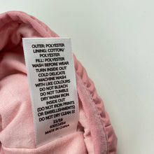 Load image into Gallery viewer, Girls Target, pink puffer vest / sleeveless jacket, small marks on back, FUC, size 00,