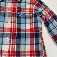 Load image into Gallery viewer, Boys Carters, lightweight long sleeve cotton shirt, GUC, size 12 months,