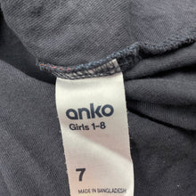 Load image into Gallery viewer, Girls Anko, cotton casual dress, wash fade, FUC, size 7, L: 56cm