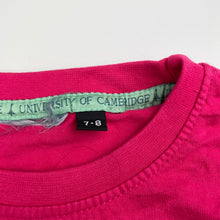 Load image into Gallery viewer, Girls University of Cambridge, cotton t-shirt / top, FUC, size 7-8,