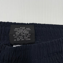 Load image into Gallery viewer, Boys LWR, navy lightweight school sports shorts, elasticated, EUC, size 4,