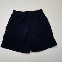 Load image into Gallery viewer, Boys LWR, navy lightweight school sports shorts, elasticated, EUC, size 4,