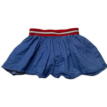Load image into Gallery viewer, Girls Cotton On, lightweight cotton skirt, elasticated, L: 23cm, GUC, size 1,
