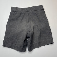 Load image into Gallery viewer, Boys On Campus, grey school shorts, elasticated, FUC, size 4,
