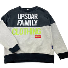 Load image into Gallery viewer, Boys QTDINI KIDS, fleece lined sweater / jumper, no size, armpit to armpit: 38cm, shoulder to cuff: 42cm, FUC, size 8-9,