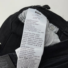 Load image into Gallery viewer, Girls Levis, 519 skinny fit stretch denim pants, adjustable, Inside leg: 47cm, EUC, size 5-6,